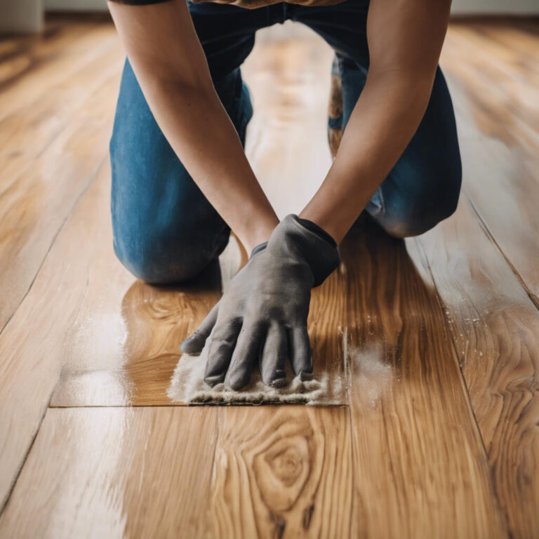 como pulir el suelo de madera a mano sin pulidora