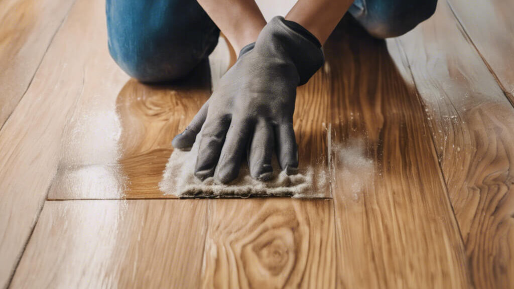 como pulir el suelo de madera a mano sin pulidora